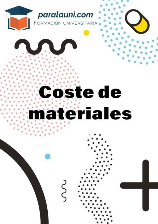 Coste de materiales