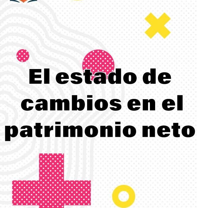 4. El estado de cambios en el patrimonio neto